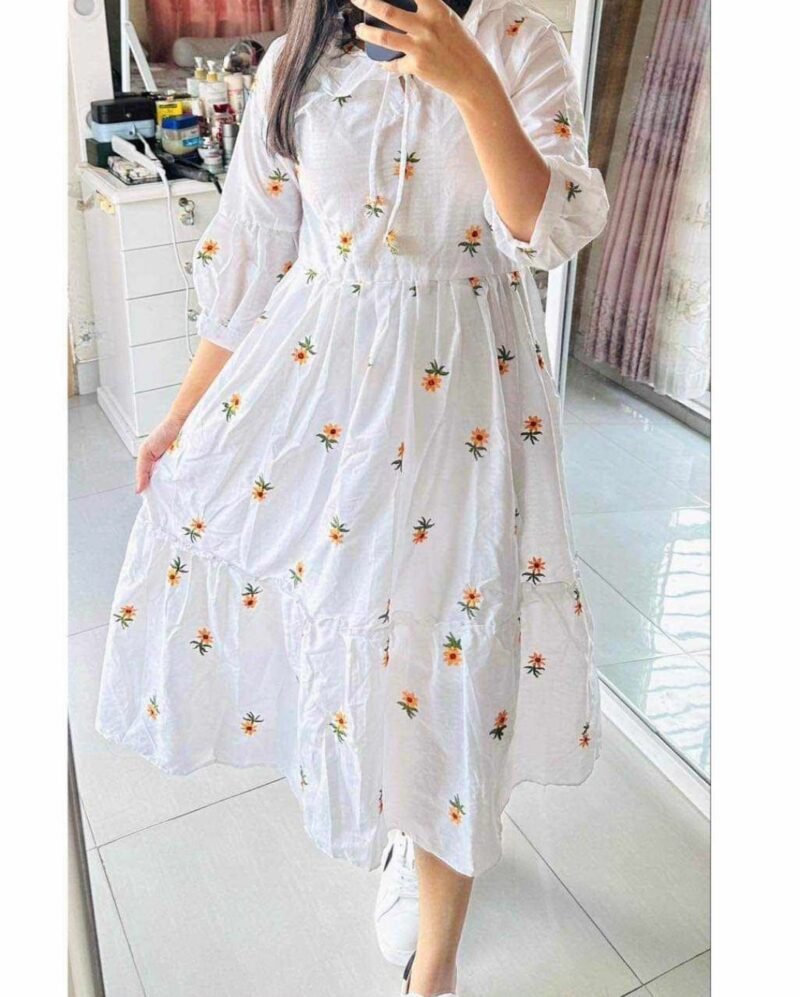 Embroidery Fabrics Cotton One pis (3)