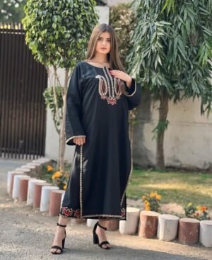 Premium Embroidery Cotton Two Piece Co-Ord Set