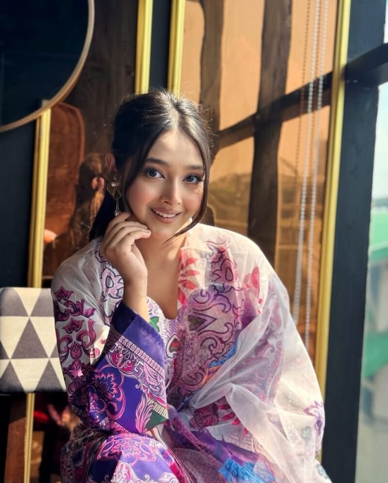 Premium Quality Dubai Silk Digital Print Three Piece