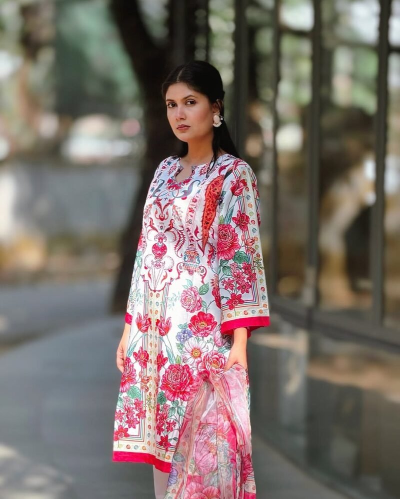 Premium Quality Silk Digital Print Three Piece (4)