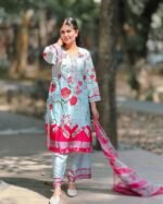 Premium Quality Silk Digital Print Three Piece (6)