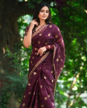 Afsan Print Sharee with Blouse Piece