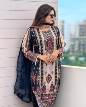 Premium Georgette Readymade Three Piece