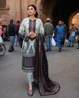 Premium Quality Cotton Silk Digital Print Three Piece