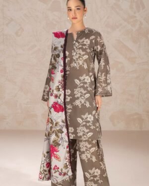 Premium Quality Digital Print Three Piece