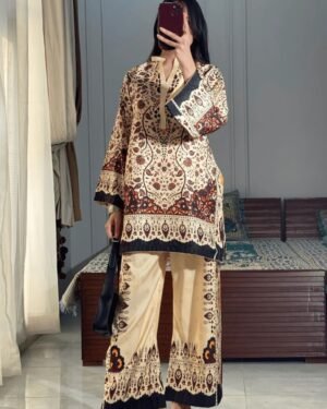 Premium Quality Lawn Cotton Silk Digital Print Two Piece