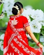 Half Silk Sharee with Blouse Piece