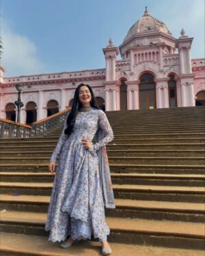 Hania Amir Inspired Digital Print Three Piece