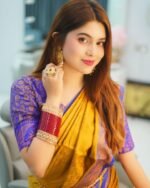 Kanjivaram katan Sharee with blause pcs (2)