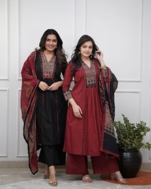 Premium Cotton Readymade Three Piece