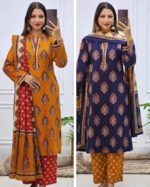 Premium Digital Printed 3-Piece Set