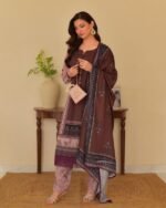 Premium Digital Print Three Piece Ready-to-Wear Lace Work (4)