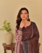 Premium Digital Print Three Piece Ready-to-Wear Lace Work (5)