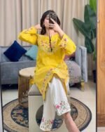 Premium Cotton Embroidered Co-ord set (5)