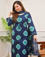 Premium Chunri Print Soft Cotton Three Piece (2)