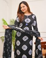 Premium Chunri Print Soft Cotton Three Piece (7)