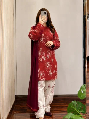 Premium Cotton Skin Print 3 Piece Set