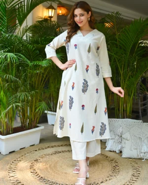 Premium Cotton Printed Two Piece Set