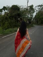 Half Silk Butik Sharee with Blouse Piece