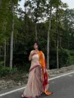 Half Silk Butik Sharee with Blouse Piece (2)
