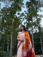 Half Silk Butik Sharee with Blouse Piece (3)
