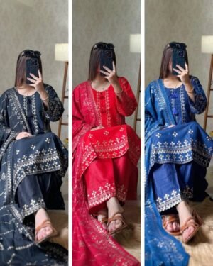 Premium Arong Cotton Three Piece