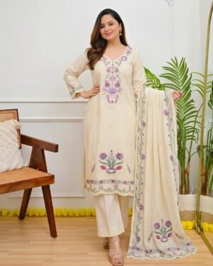Pakistani Inspired Bin Hamid Embroidered Readymade Three Piece