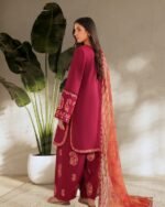 Premium Digital Printed Three Piece with Lace Work (2)