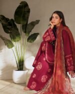 Premium Digital Printed Three Piece with Lace Work (5)
