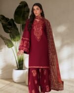 Premium Digital Printed Three Piece with Lace Work (6)