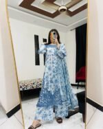Premium Embroidered Cotton Three Piece (2)