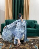 Premium Embroidered Cotton Three Piece (3)