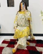 Cotton Embroidery Three Piece Bangladesh