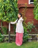 Premium Quality Rose Cherry Digital Print Two Piece (4)