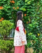 Premium Quality Rose Cherry Digital Print Two Piece (5)