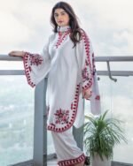 Premium VIP Linen Embroidery Three Piece with Digital Print Dupatta