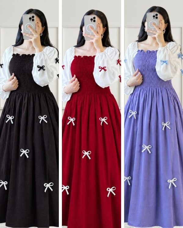 Premium Bhanchur Georgette Pookie Gown Elegant Free