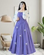 Premium Bhanchur Georgette Pookie Gown Elegant Free (2)