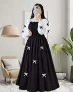 Premium Bhanchur Georgette Pookie Gown Elegant Free (3)